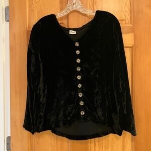 CP Shades Black Velvet Top